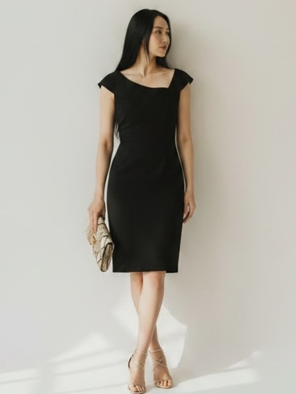 Teri Jon Teal Midi Dress